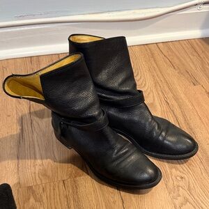 Women’s Madewell Moto Boots - Black Leather